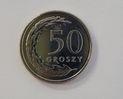 50 gr z 2014 r. Moneta z woreczka menniczego (2014 UNC)