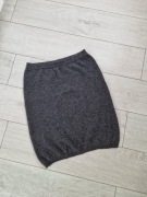 Anny N szara wełniana spódniczka spódnica 70% lambswool 20% angora wełna L