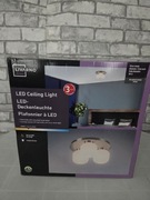 Lampa sufitowa Led firmy Liverno z 3 punktami świetlnymi