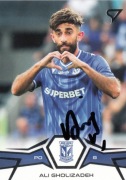 Ali Gholizadeh oryginalny autograf! karta sportzoo Lech Poznań