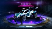 Fire God, Black Market Decal, Rocket League Steam
