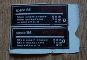 Emblemat naklejka Tonsil Space 86 