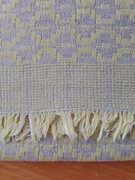 Bieżnik na ławę lniany Cepelia PRL 100x30 cm