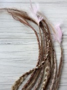 Dredy w gumce doczepy dredloki peruka warkoczyki zagęszczanie włosów treska