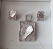 Srebrny komplet biżuterii