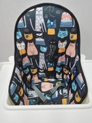 Wkładka, poduszka do krzesełka Antilop Ikea-zwierzątka/ koty, kotki,bawełna