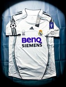 (M) Real Madrid Biała Retro Jersey Champions League Koszulka 2006/07
