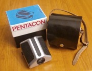 Pentacon six wizjer, etui, pudełko