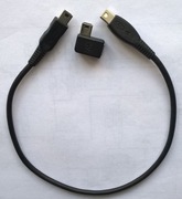 Kabel z wtyczką kątową  -  Mini USB 