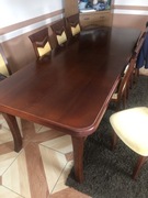 Stół drewniany z 12 krzesłami