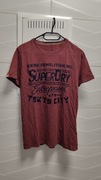 T-shirt Superdry r. S bordowy