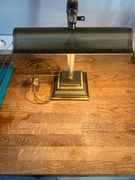 Lampa Vintage Bankierka Mosiądz