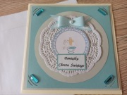 Pamiątka chrztu św., kartka z okazji chrztu św. 