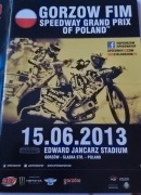 Program Żużel SGP Gorzów Wlkp. 2013 Speedway