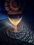 Kieliszek bohemia manganowo-selenowy do likieru.