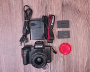 Canon M50 + Canon 15-45 , 2 baterie , ładowarka
