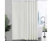 Furlinic beżowa zasłona prysznicowa 240 szer. x 200 cm wys.
