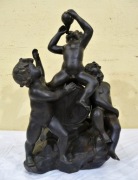 PIĘKNA DUŻA RZEŹBA Z BRĄZU FIGURKA POSĄG FIGURA