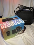 Aparat Sony ZV-E10L + torba + karta SD 256GB