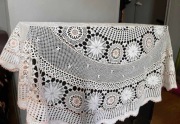 Obrus - koronka z Koniakowa