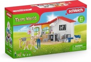 SCHLEICH 42502 KLINIKA WETERYNARYJNA ZE ZWIERZĘTAM