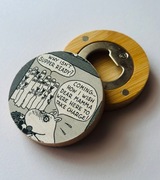 Otwieracz bambusowy Muminki muminek prezent 