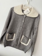 Modny boho sweter wiskozowy z wiskoza jesienny nowy śliczny 