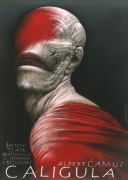 Kaligula Caligula Wałkuski plakat teatralny