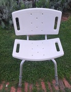 Krzesło rehabilitacyjne prysznicowe z oparciem