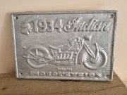 szyld Indian aluminiowy solidny