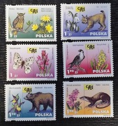 Polska 2001 Fi 3746-3751, czyste