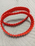 LEGO gąsienica gumowa x1681 czerwona 13972 dwie sztuki 