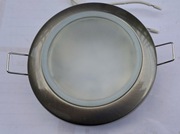 Oprawa Halogenowa sufitowa stała IP44 Chrom Matowy