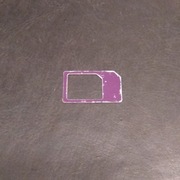 Adapter przejściówka fioletowa od Play'a mini SIM (standard) = micro SIM