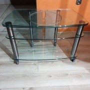 Szafka stolik  pod Rtv szklany obracany 