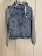 Jeansowa kurtka z kapturem H&M Xs
