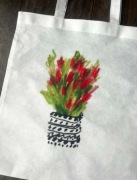 Torebka torba tote bag materiał non woven harry styles