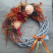 Wianek na drzwi  - jesienny 30cm 