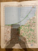 Mapy sztabowe 4 szt. Lata 80-te