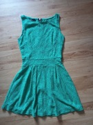 Sukienka letnia koronkowa bawełna krótka