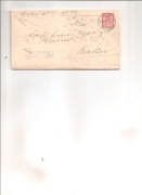 list Gross Wartenberg (Syców) 1903 rok ze znaczkiem,Michel:D-4