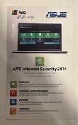 AVG INTERNET SECURTY 2014 ASUS KARTA Z KLUCZEM 