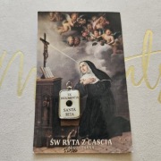 relikwia medalik św.Rita+obrazek z Cascia 