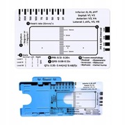 Linijka EKG 7-stopniowa Wysoka precyzja Przenośna 