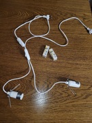 Zestaw 2 x kabel, zasilający do lampy + żarówki 