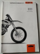 KTM 450 SX-F / XC-F INSTRUKCJA OBSŁUGI 2017 PL