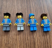 LEGO Pirates I - 4 ludziki - pirat piraci pi005 pi006 973p34c01 - BDB