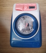 Zabawkowa pralka dla dzieci świeci przelewa wodę 