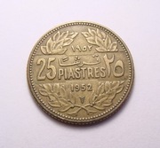 Liban 25 piastres 1952