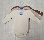 Prążkowane body 3 pack  | Newborn 56 | nowe z metką+Gratiss